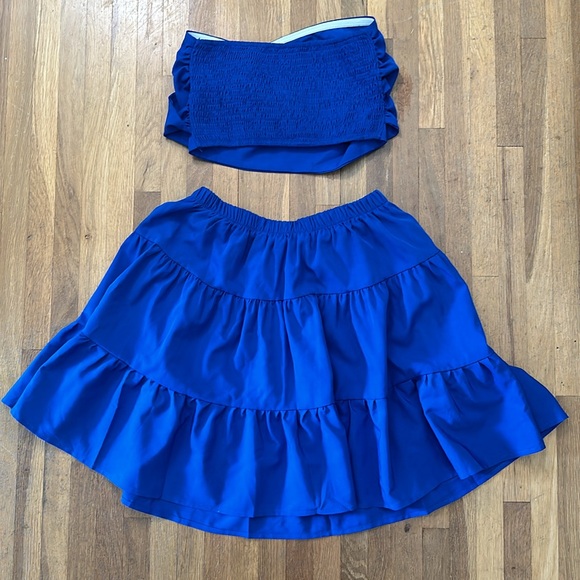 Umenlele | 2 piece bandeau top set with skirt bottom - Picture 8 of 16